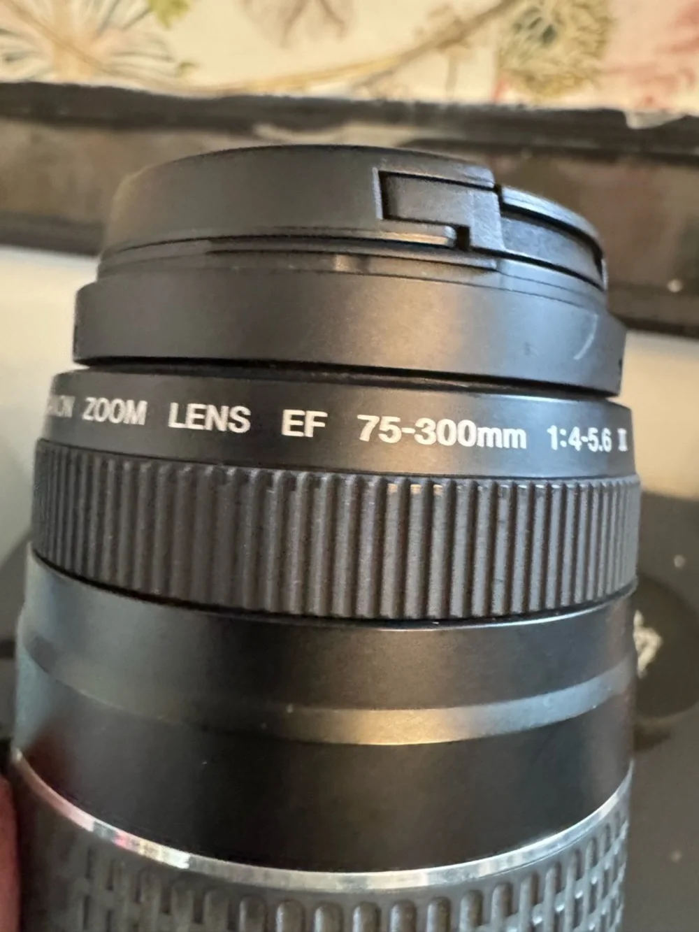 Canon Black Telephoto Zoom Lens with AF/MF Switch